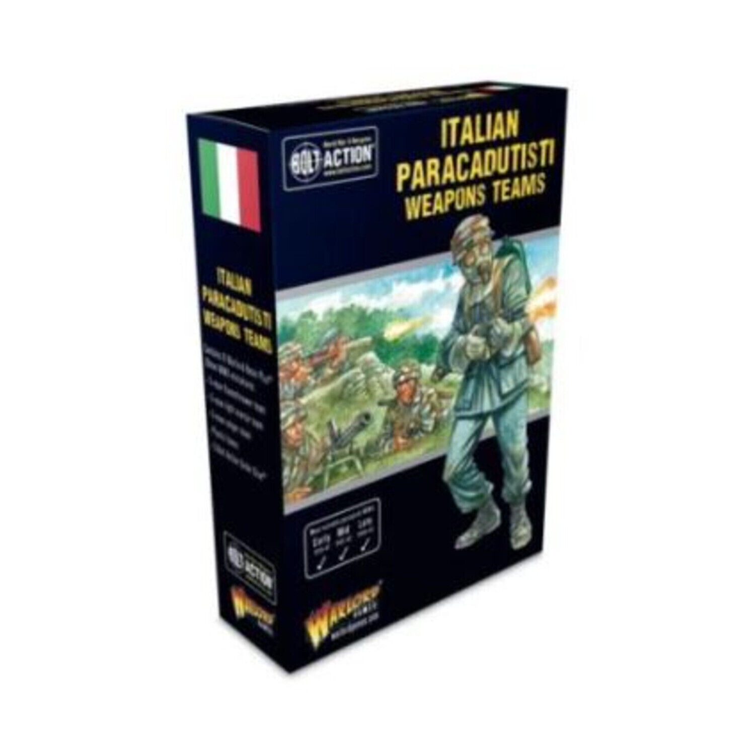 Warlord Bolt Action Italy 28mm Italian Paracadutisti Weapons Teams 402215810