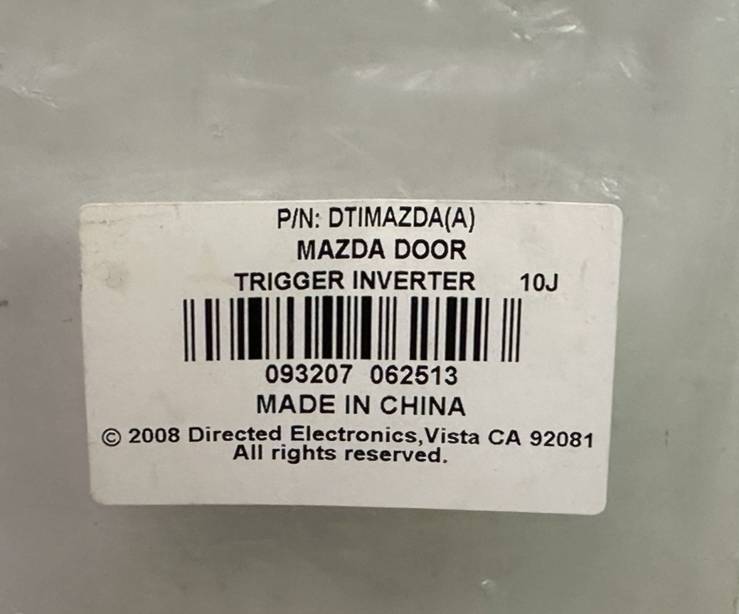 Directed Xpresskit DTIMazda Door Trigger Inverter for Remote Start