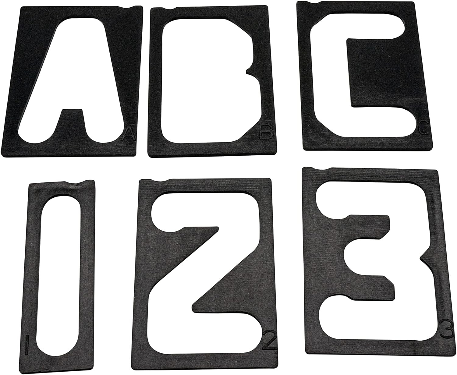 2.5 Inch Letter And Number Stencil Template Set For Sign Making Tools