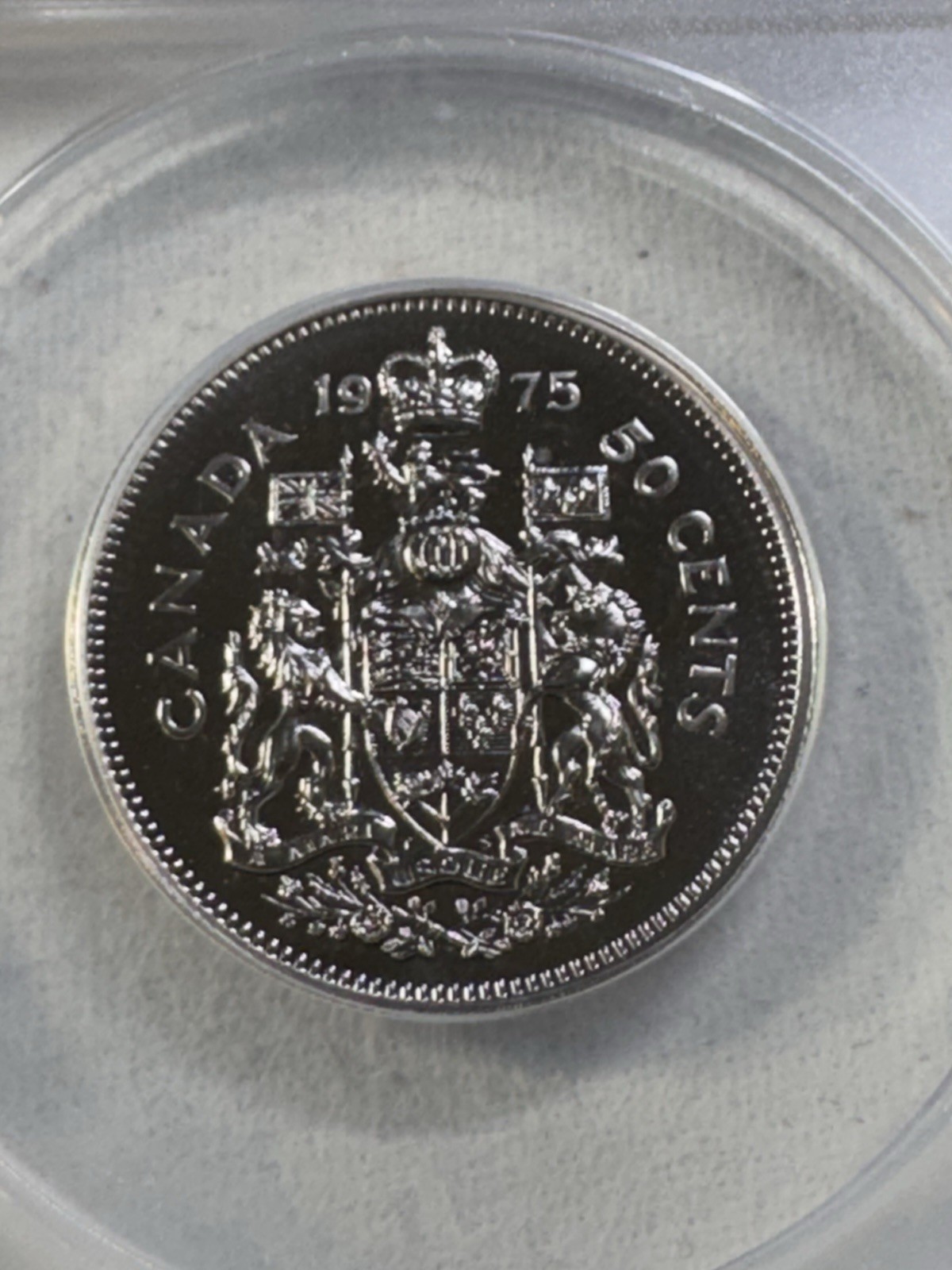 1975 Canada 50 Cents Proof Like Graded MS 68 by ANACS
