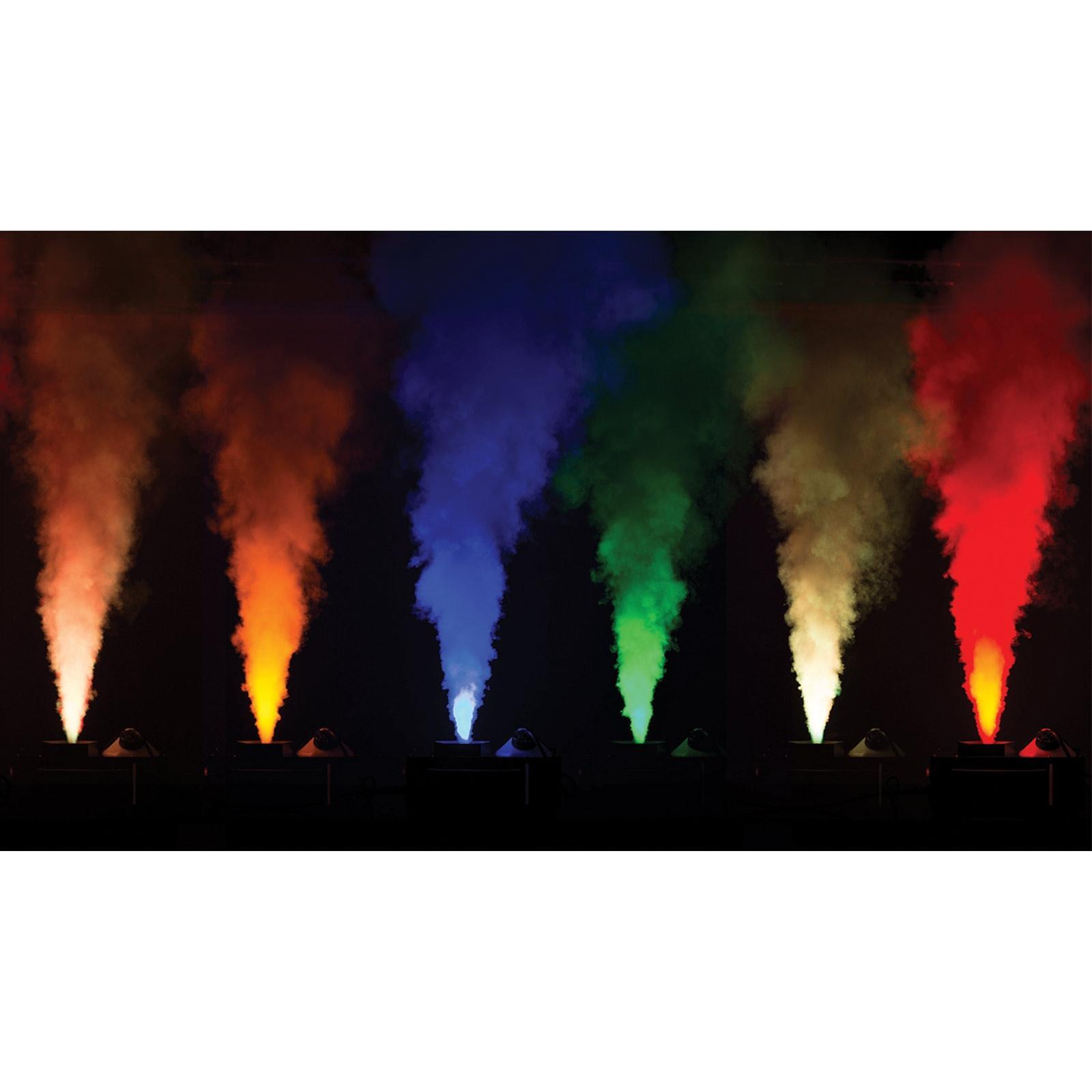 Chauvet DJ Geyser P5 RGBA+UV LED Pyotechnic-Like Vertical Fog/Smoke Machine