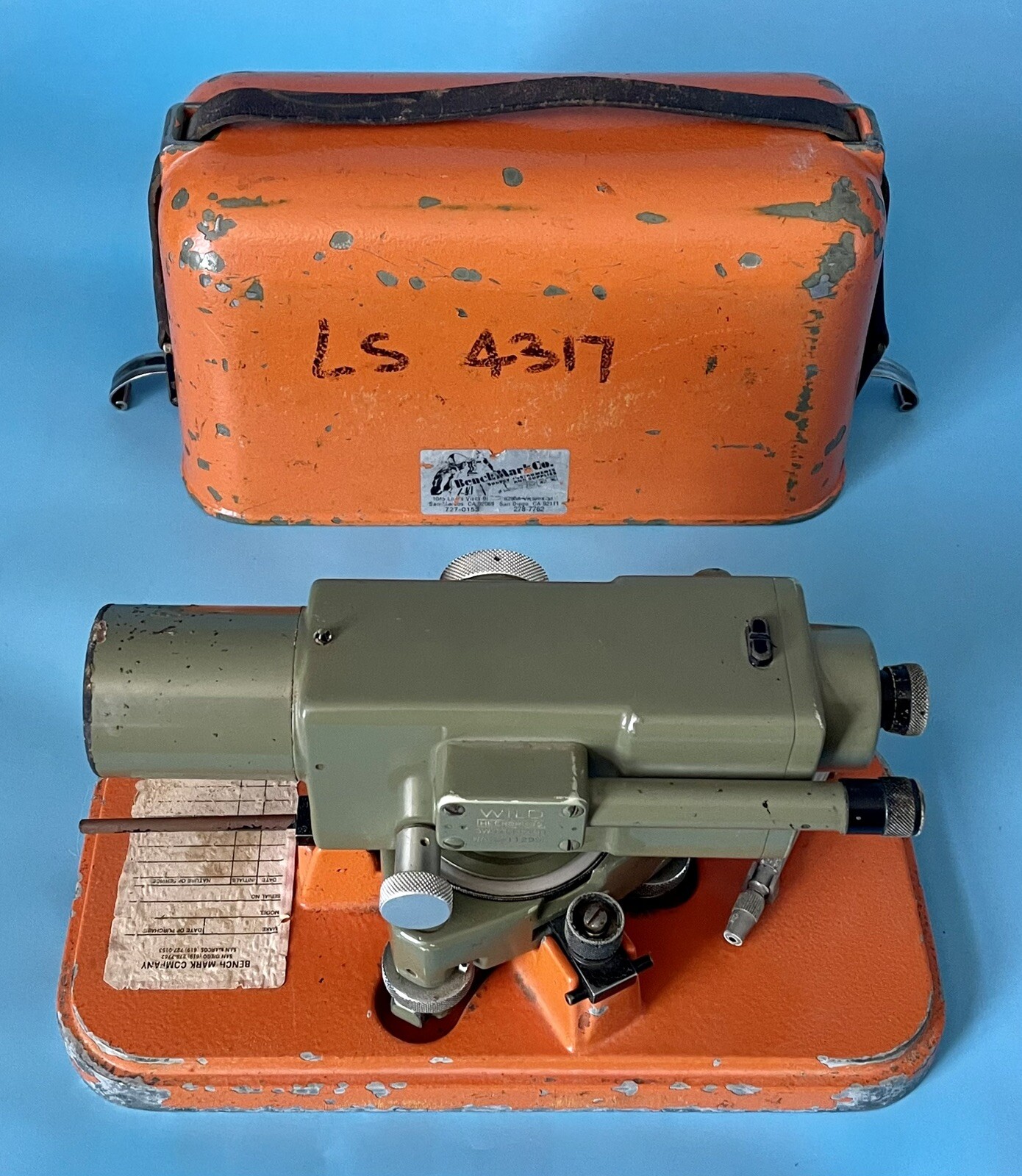 Parts/Repair Only Untested — Wild Heerbrugg Optical Surveying Level NAK2-112996