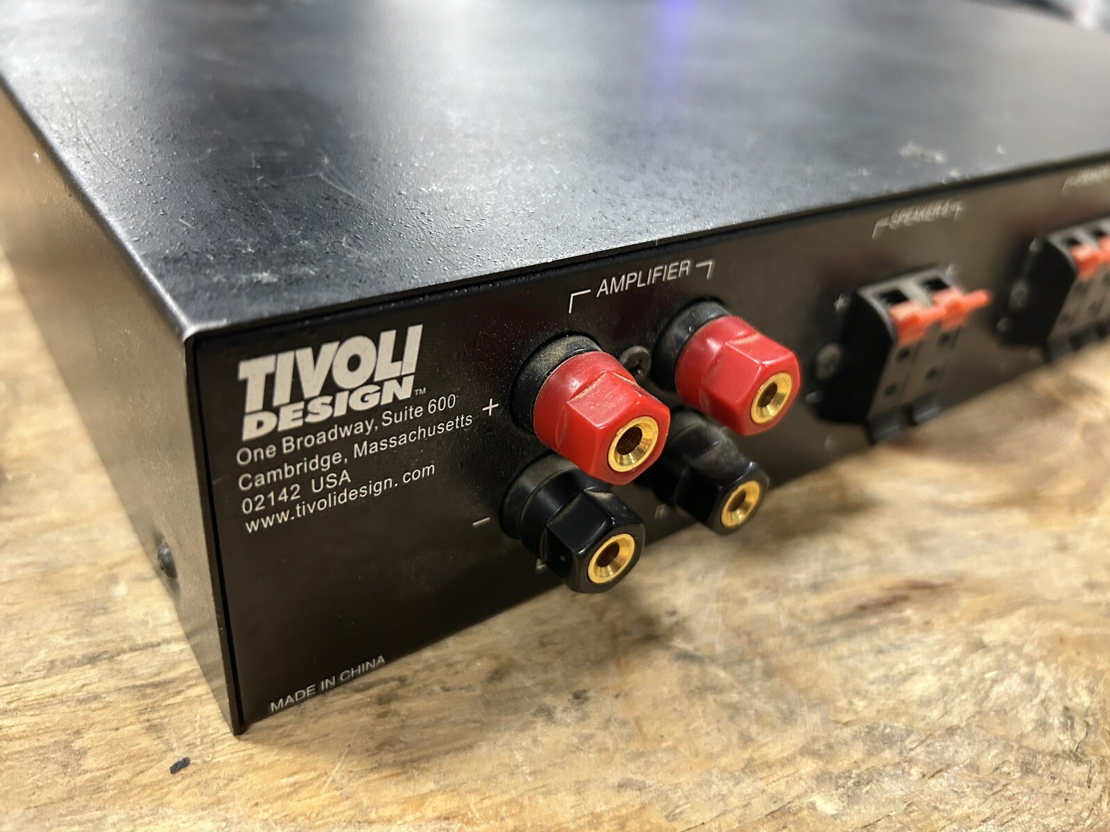TIVOLI DESIGN SBX6 FOUR CHANNEL SPEAKER SELECTOR