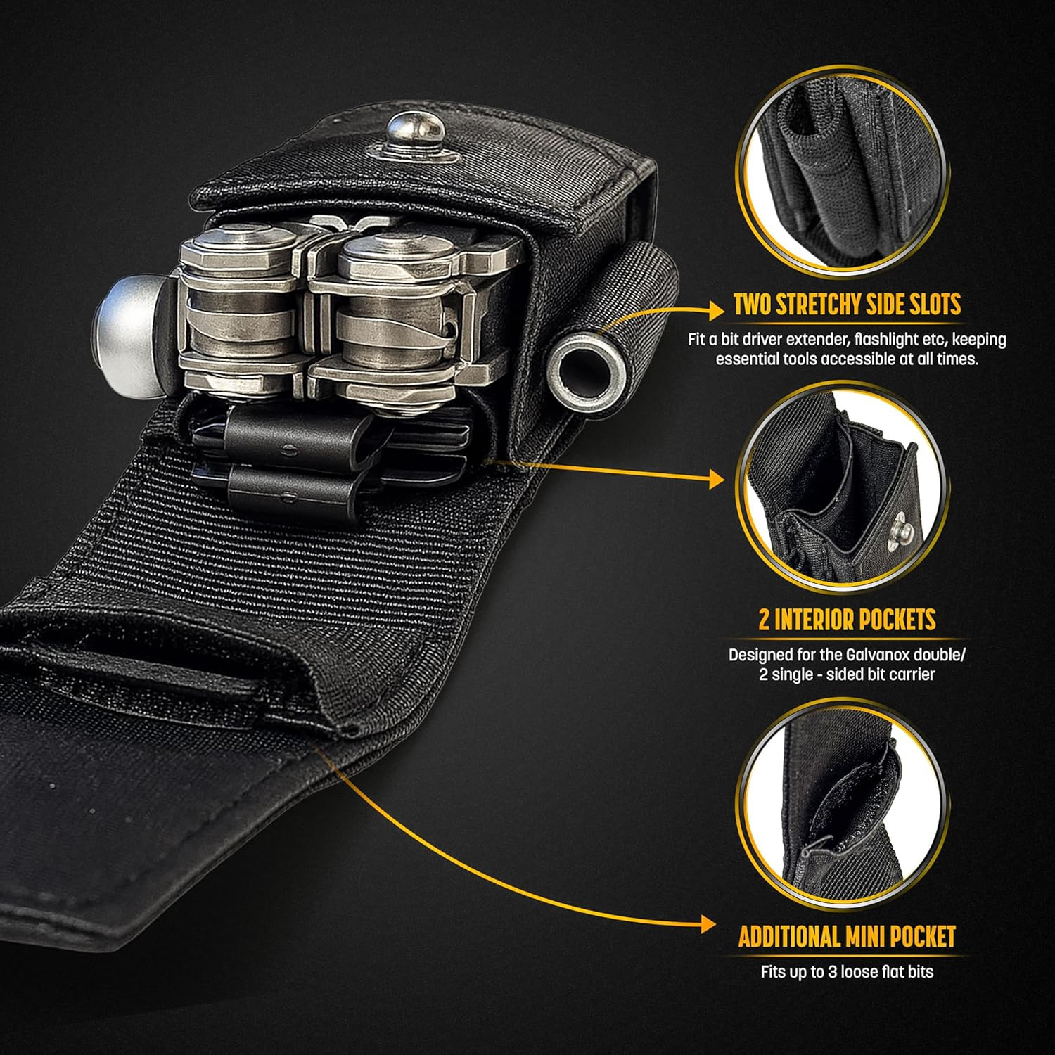 Nylon Sheath for Leatherman Multi-Tools, Skeletool, ARC and Wave - Medium Holste