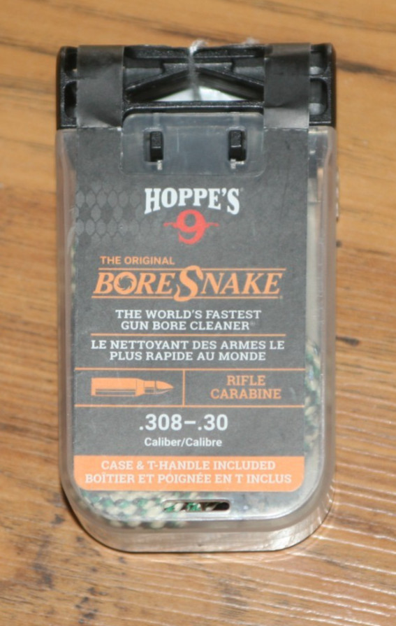 Hoppe's Bore Snake Rifle/Carbine - .308-.30 Caliber - Case & T-Handle - New