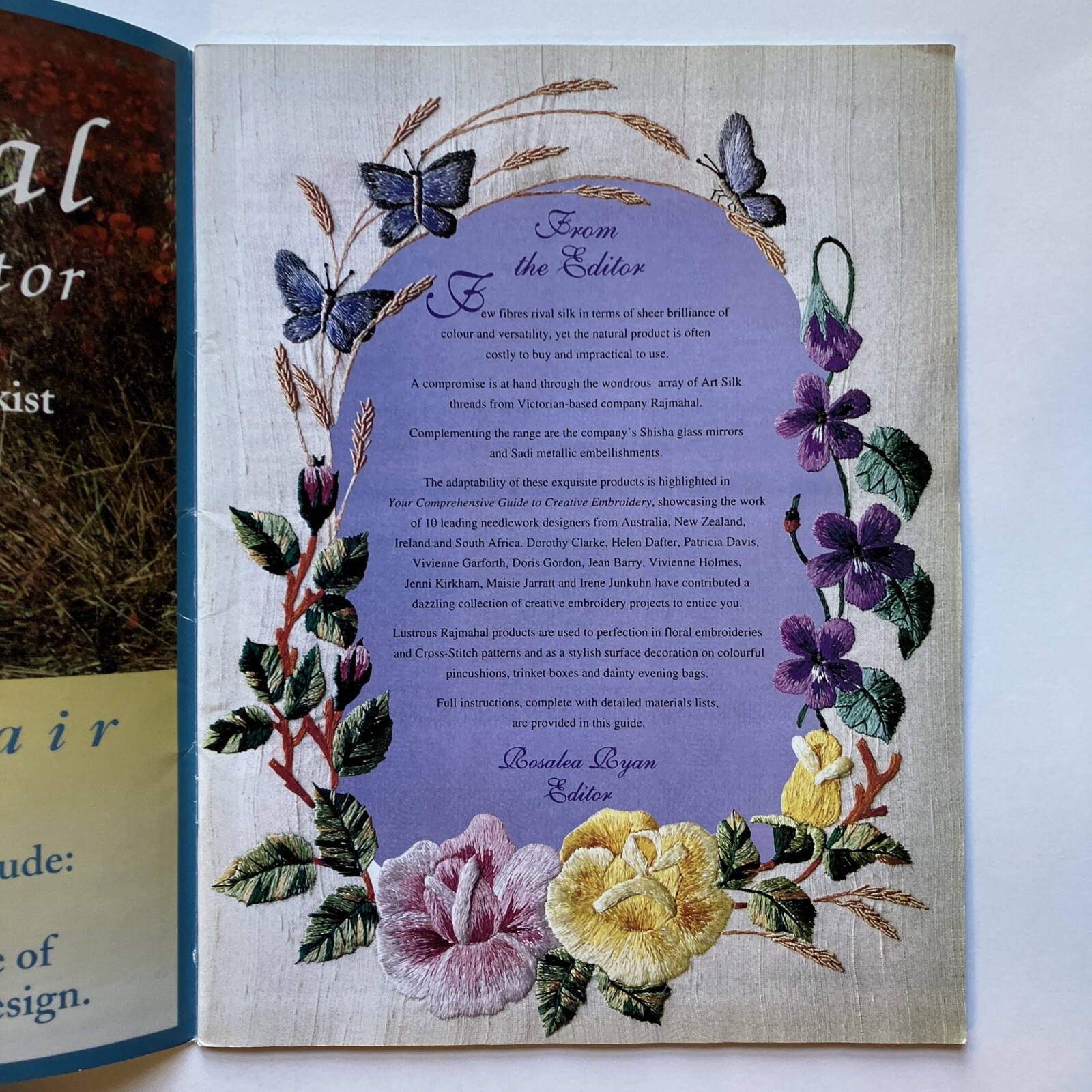 Embroidery & Cross Stitch Special Issue 10 Creative Designs Rajmahal Range