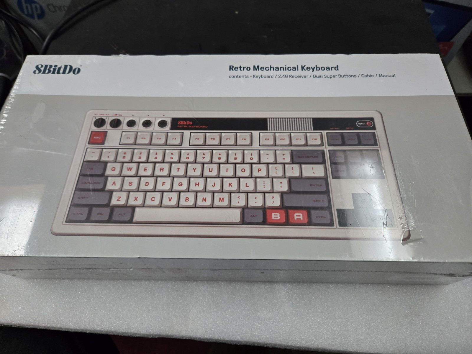 8Bitdo Retro Mechanical Programmable Keyboard 2.4G/USB Bluetooth New