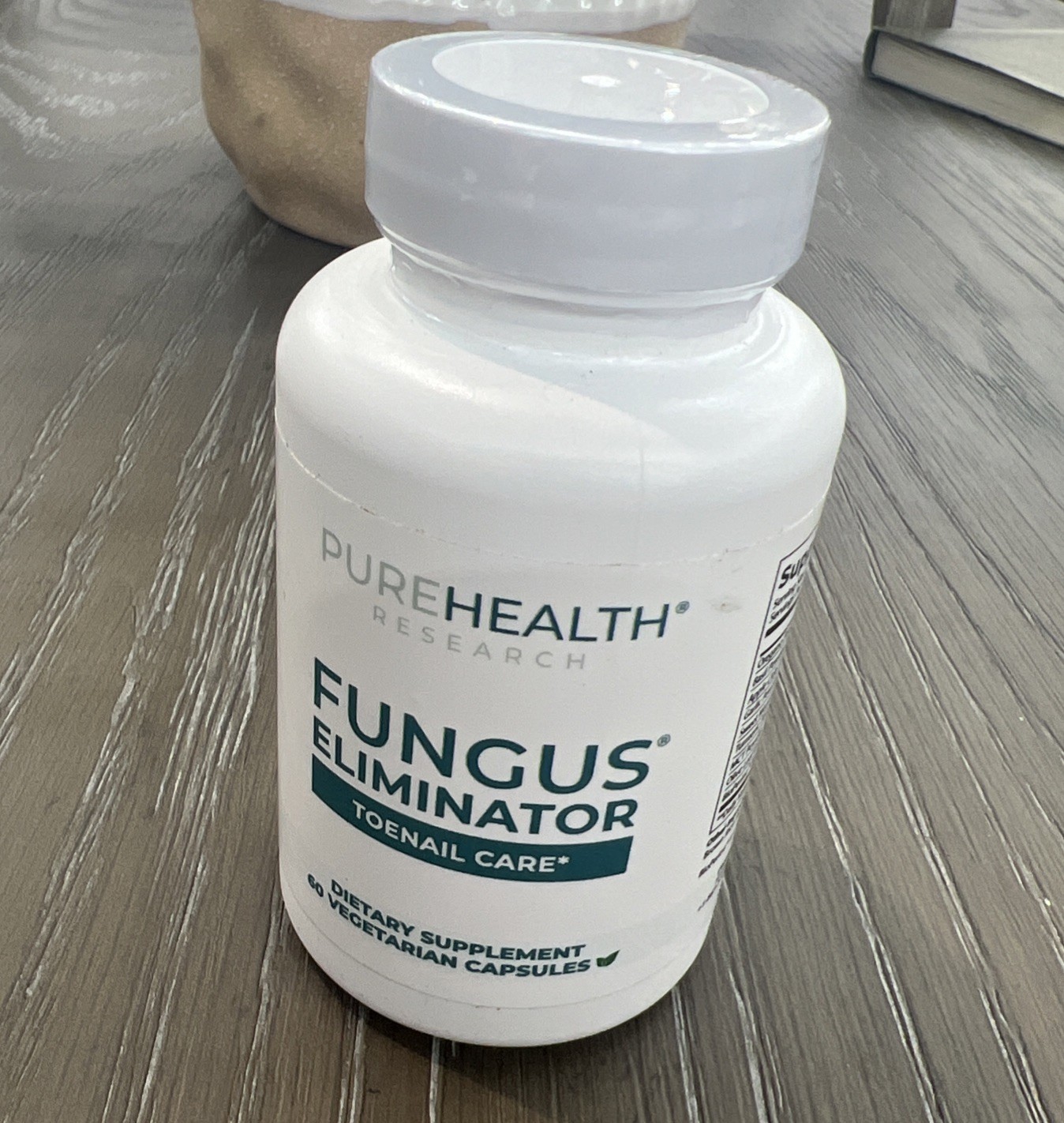 Purehealth research fungus eliminator toenail care 60 vegetarian capsules