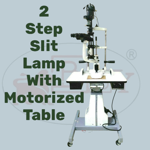 Slit Lamp With Motorized Table Accessories Ophthalmic Fast Free Shipping
