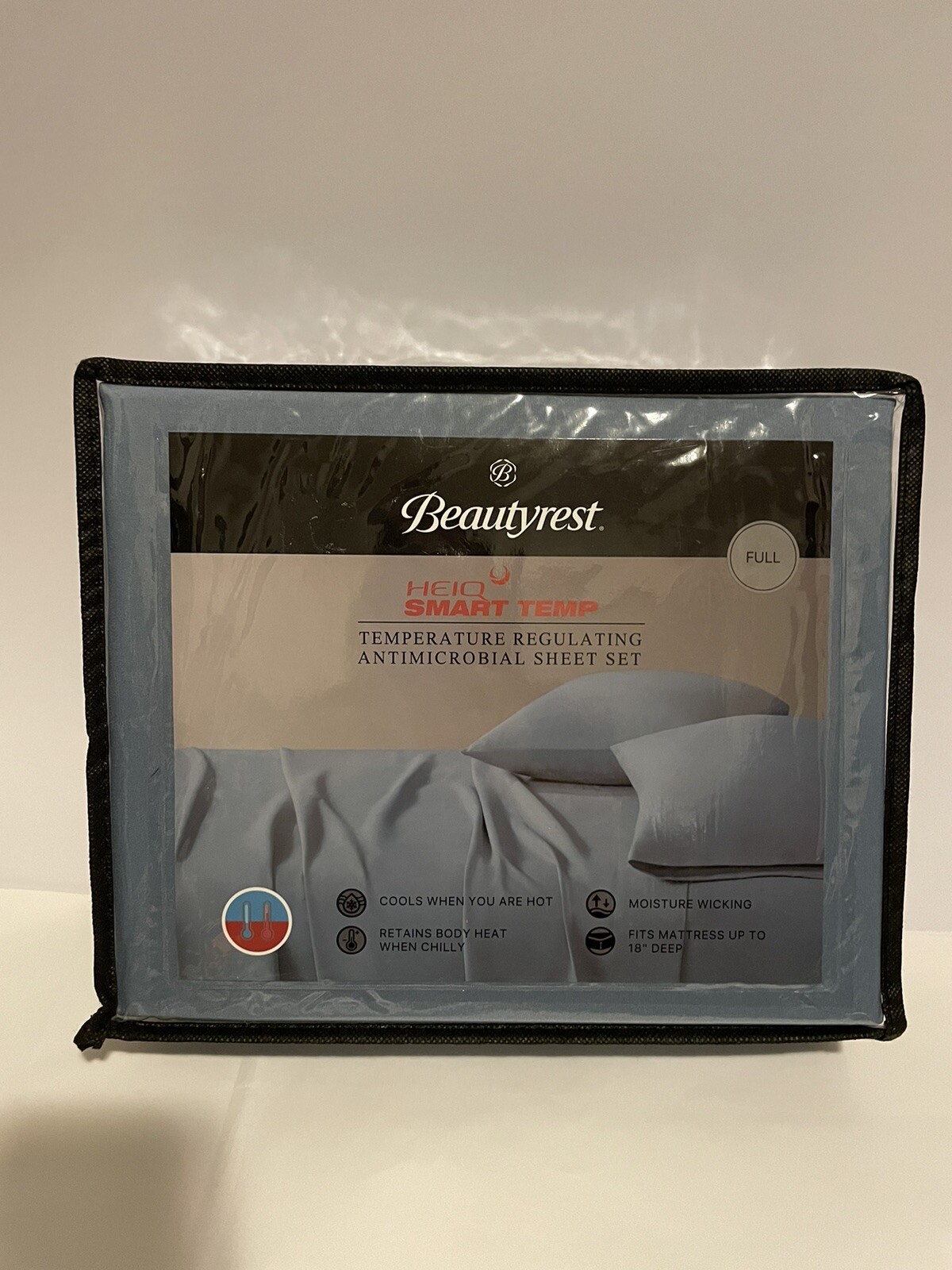 4-Piece Full Sheet Set Beautyrest HEQI Smart Temp 100 % Polyester New