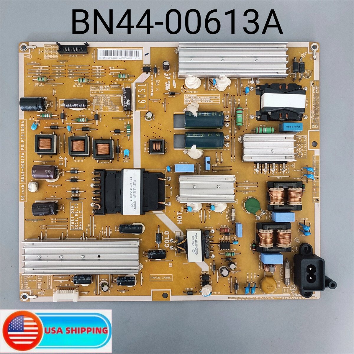 Samsung UN60F6300AF Power Supply Board BN44-00613A