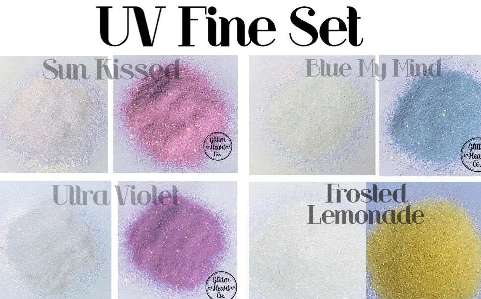 Premium Polyester Glitter Set - UV Sunlight Color Changing