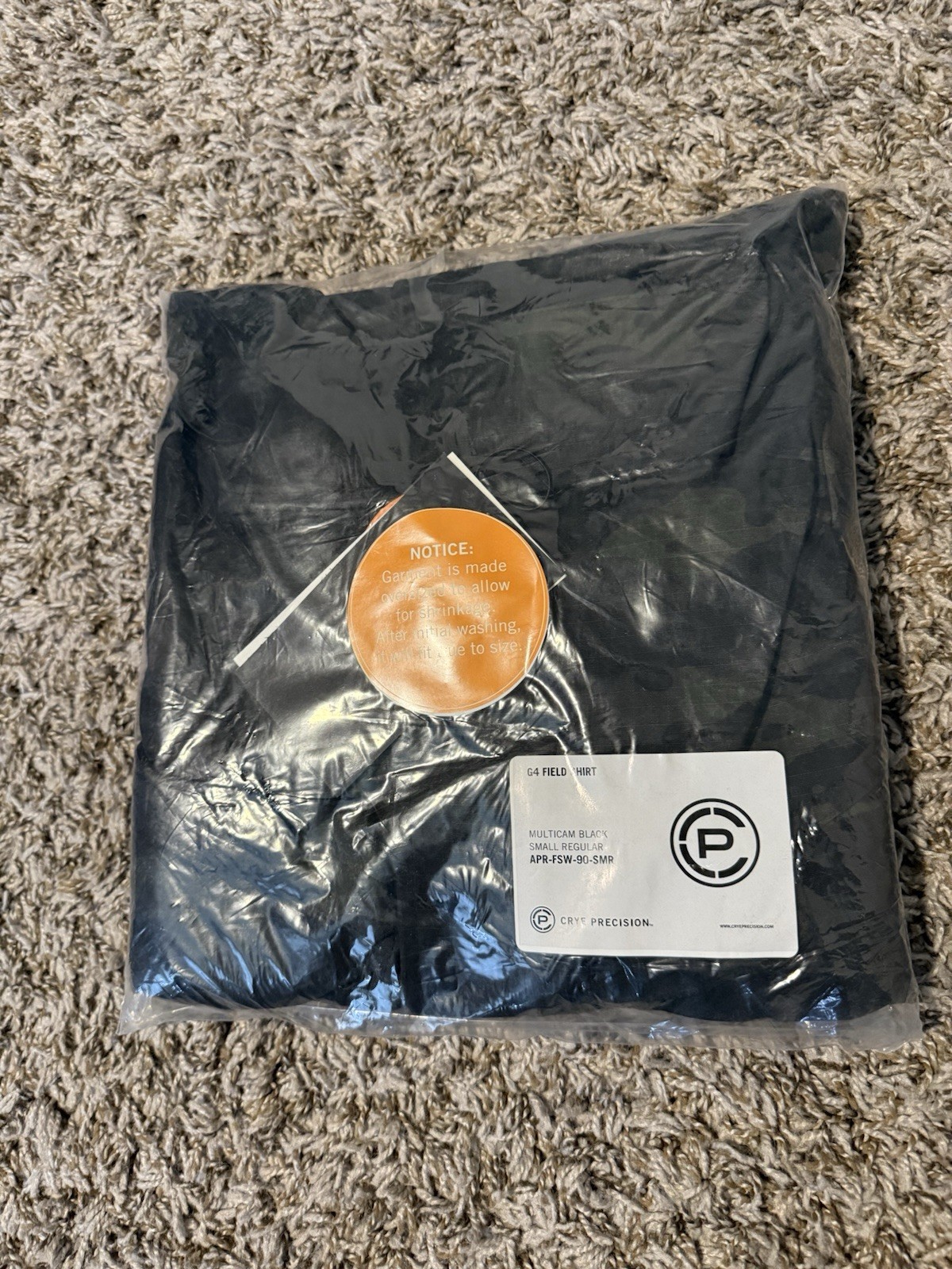 Crye Precision G4 Field Shirt Multicam Black Small Regular