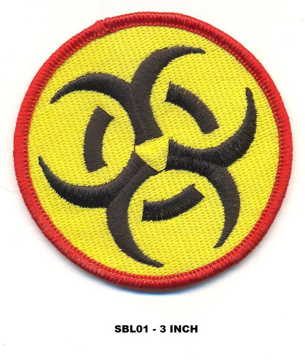 BIOHAZARD SYMBOL CLOTH PATCH - SBL01