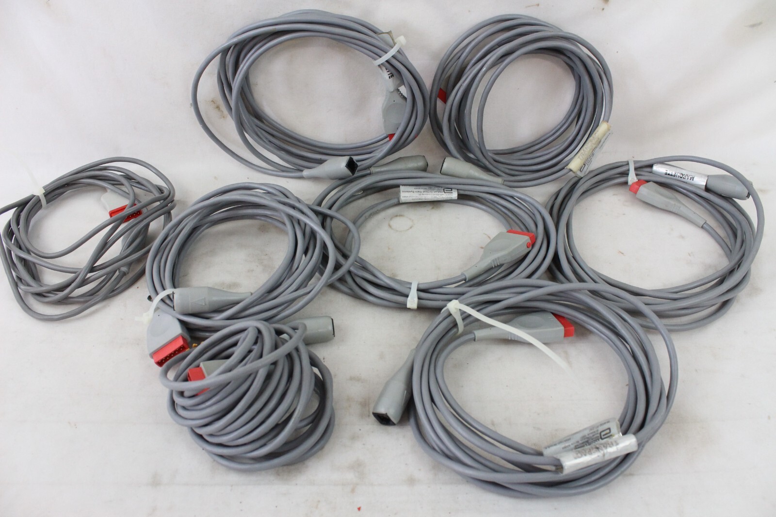 8 Used Transpac Abbott Marquette Reusable Transducer IV Cable 42651-35 75-068-K4