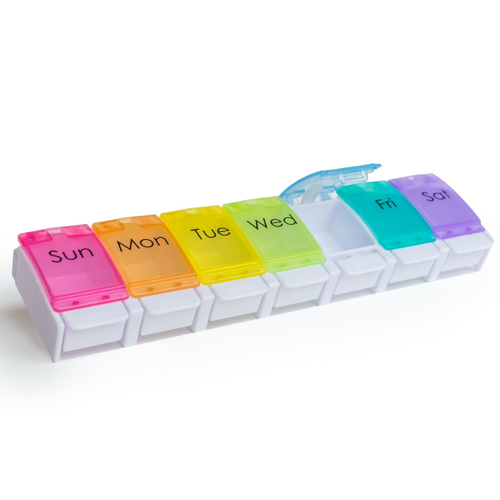 RMS Daily and Weekly Pill Organizer - 7 Day Pill Planner (One or Twice per day)