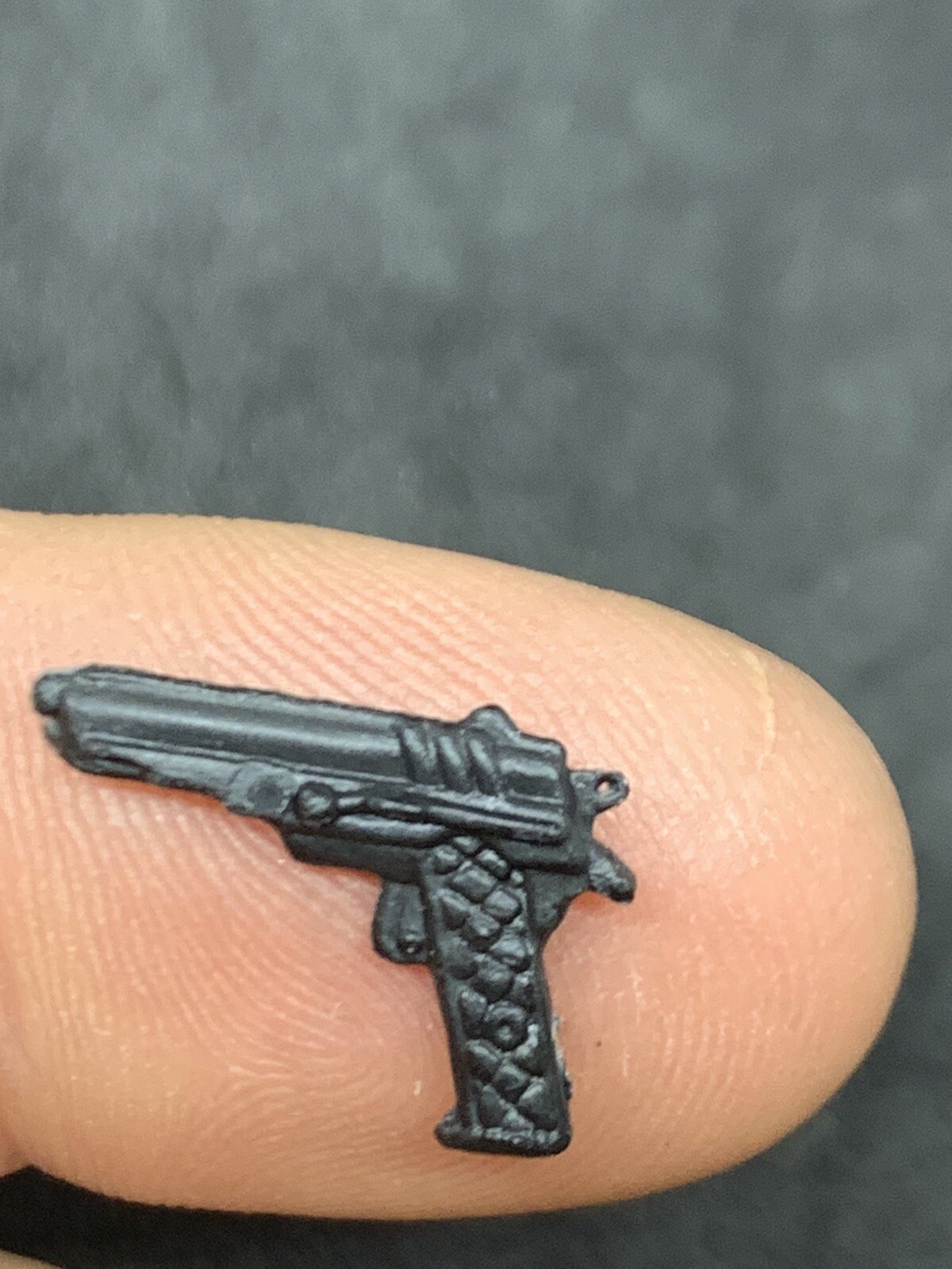 Gi Joe Cobra 1987 Chuckles Black Pistol Gun Weapon Mint Lot 100% High Quality