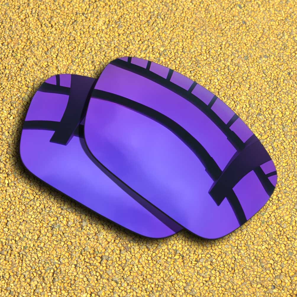 Polarized Lenses Replacement for-OAKLEY Crankshaft - Solid Purple Mirror