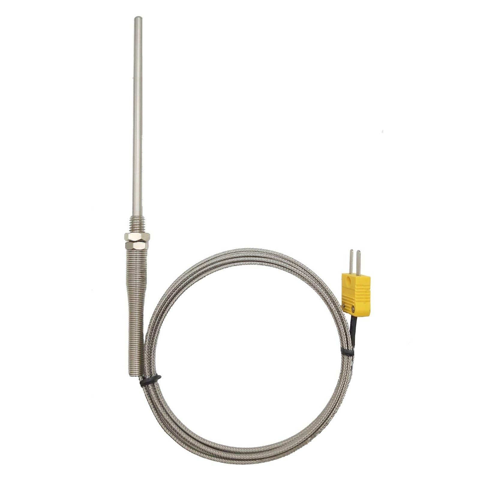K-Type Thermocouple Sensor Probe with M8 Screw Miniature Connector 77-1472F