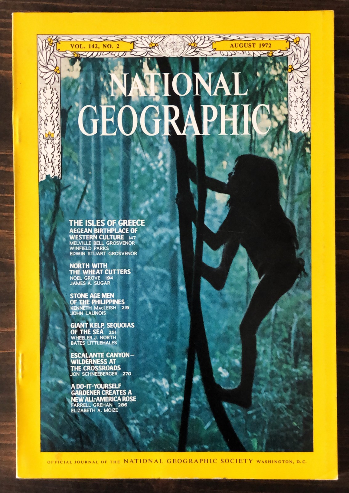 1972 National Geographic Magazine - August