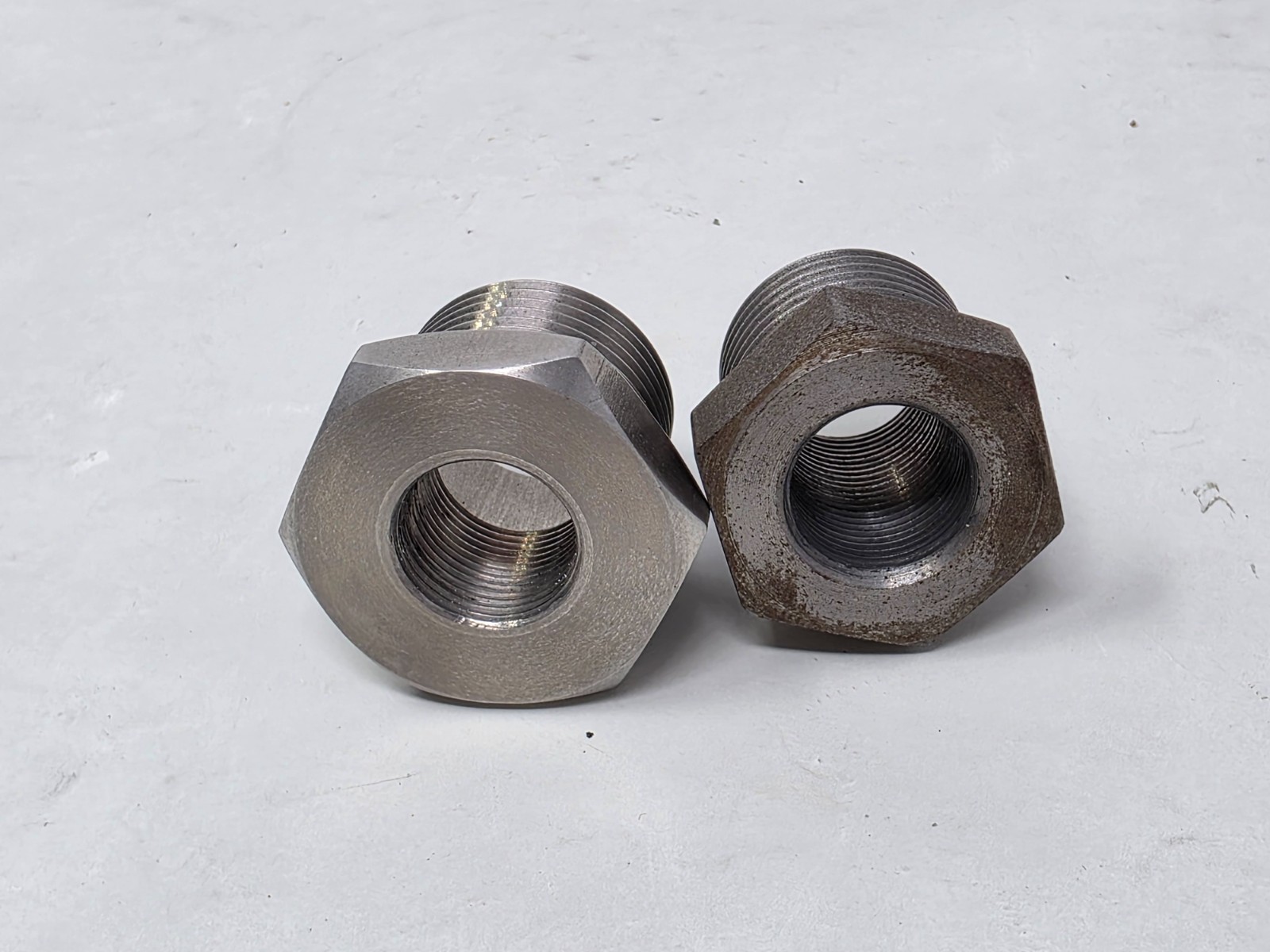 2 Pack Premium Thread Adapters 1/2x28 2 different sizes