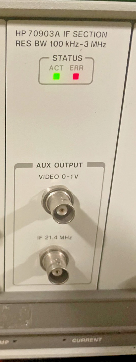 HP/Hewlett Packard 70903A IF Section Plug-In Module, Agilent, Keysight