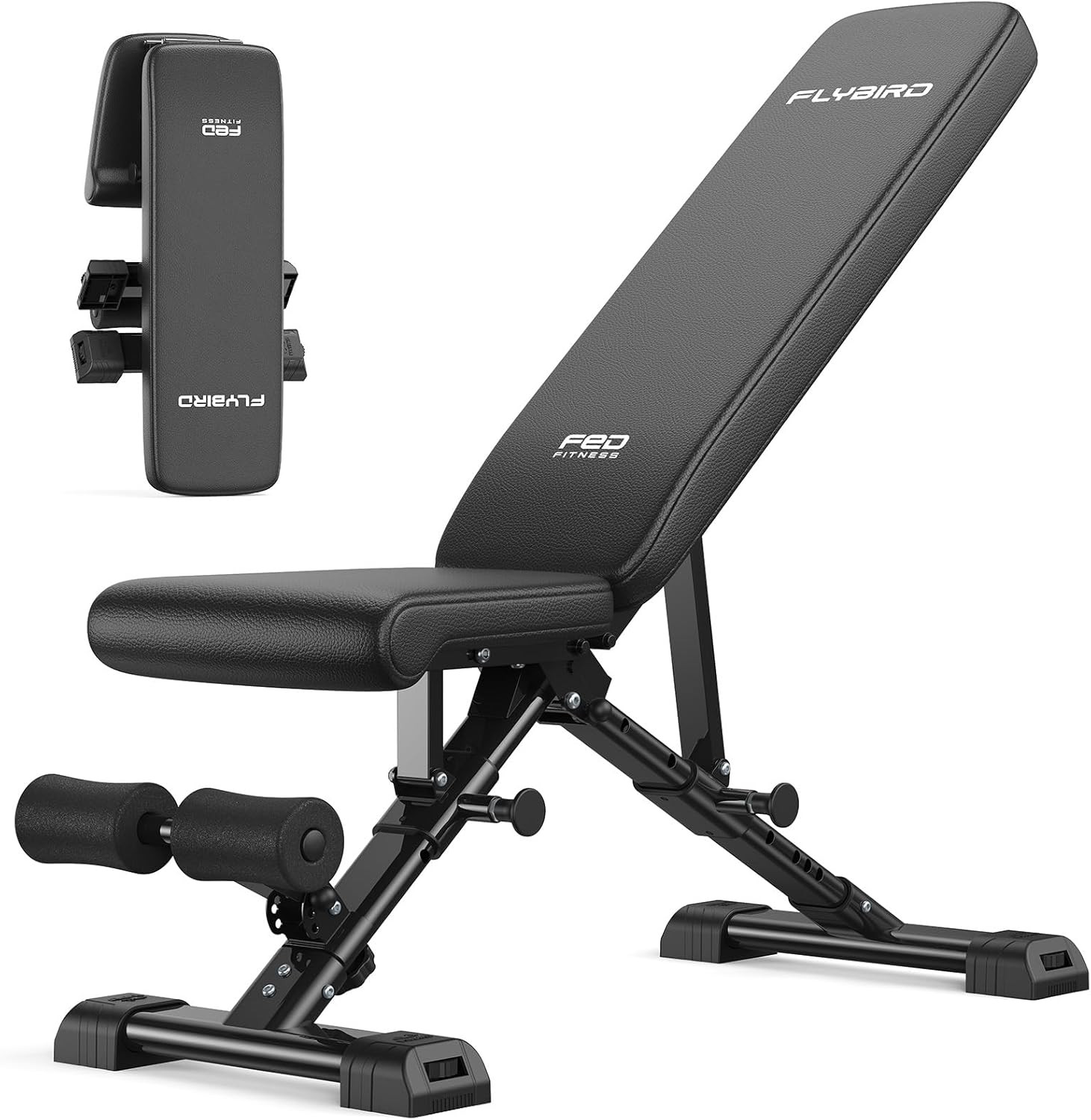 WB5 Weight Bench, Astm-Certified 800LBS Adjustable Weight Bench Workout Bench Fo