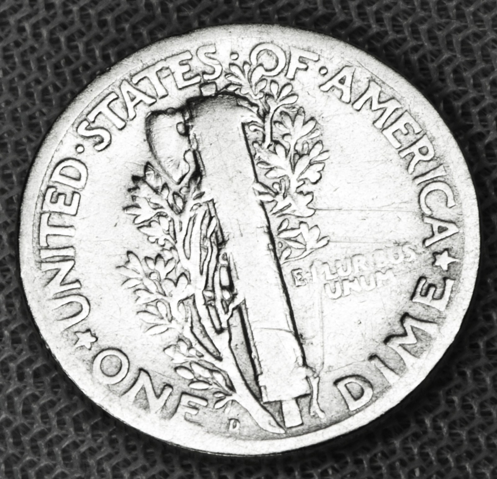 1925-D Mercury 90% Silver Dime | Inventory A