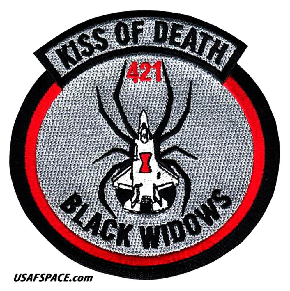 USAF 421st FIGHTER SQ -F-35 - 421 FS -BLACK WIDOWS- Hill AFB, UT -ORIGINAL PATCH