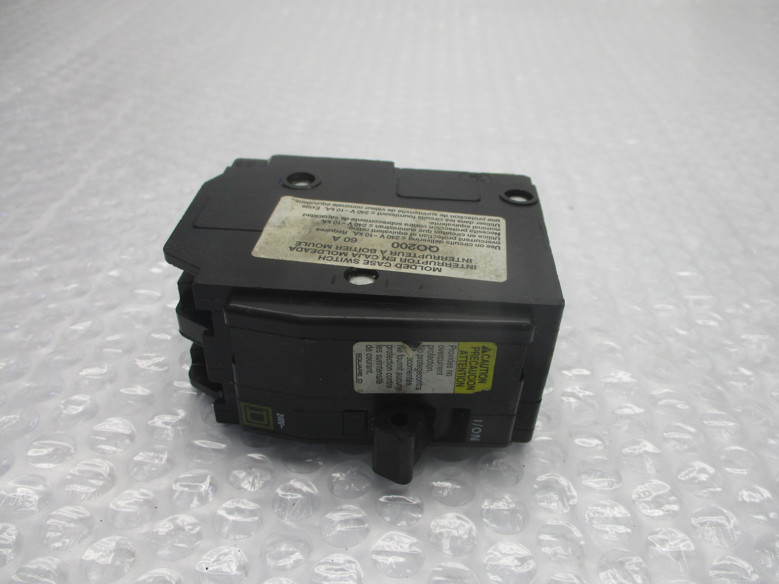 SQUARE D QO200 BREAKER 2POLE 60AMP UNMP..