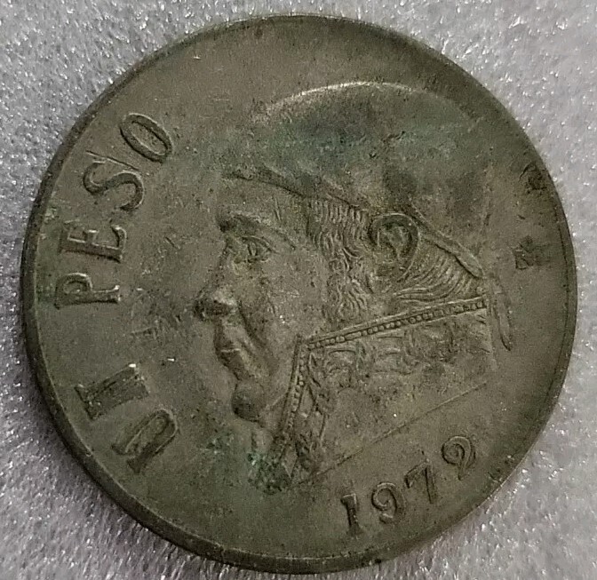 1972 Mexico One Peso Coin *B619
