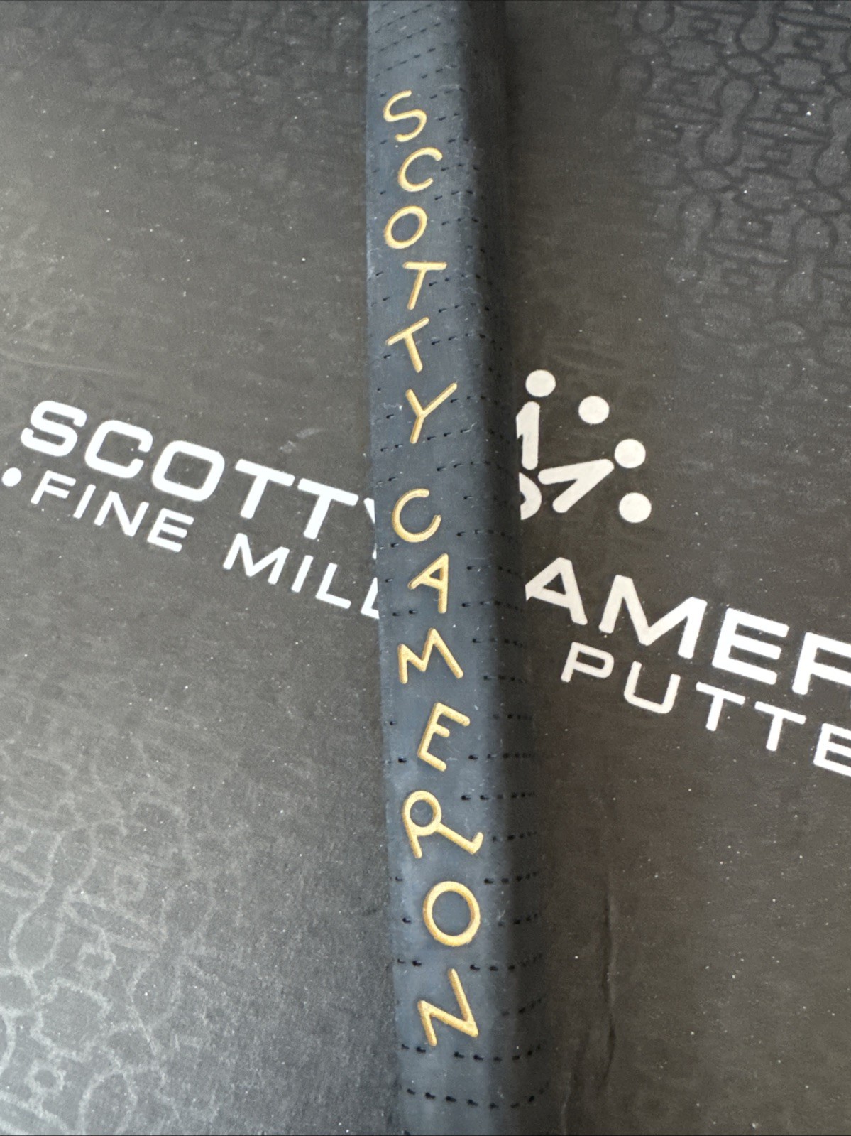 Scotty Cameron Tour Only “CNC” Cord-No-Cord Black Rubber GP Grip / Gallery NEW