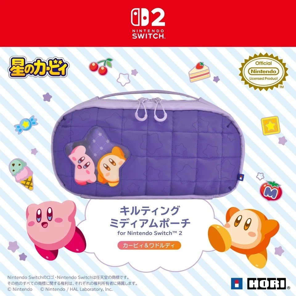 Kirby Quilting Medium Pouch Case for Nintendo Switch2 Waddle Dee Japan Limited