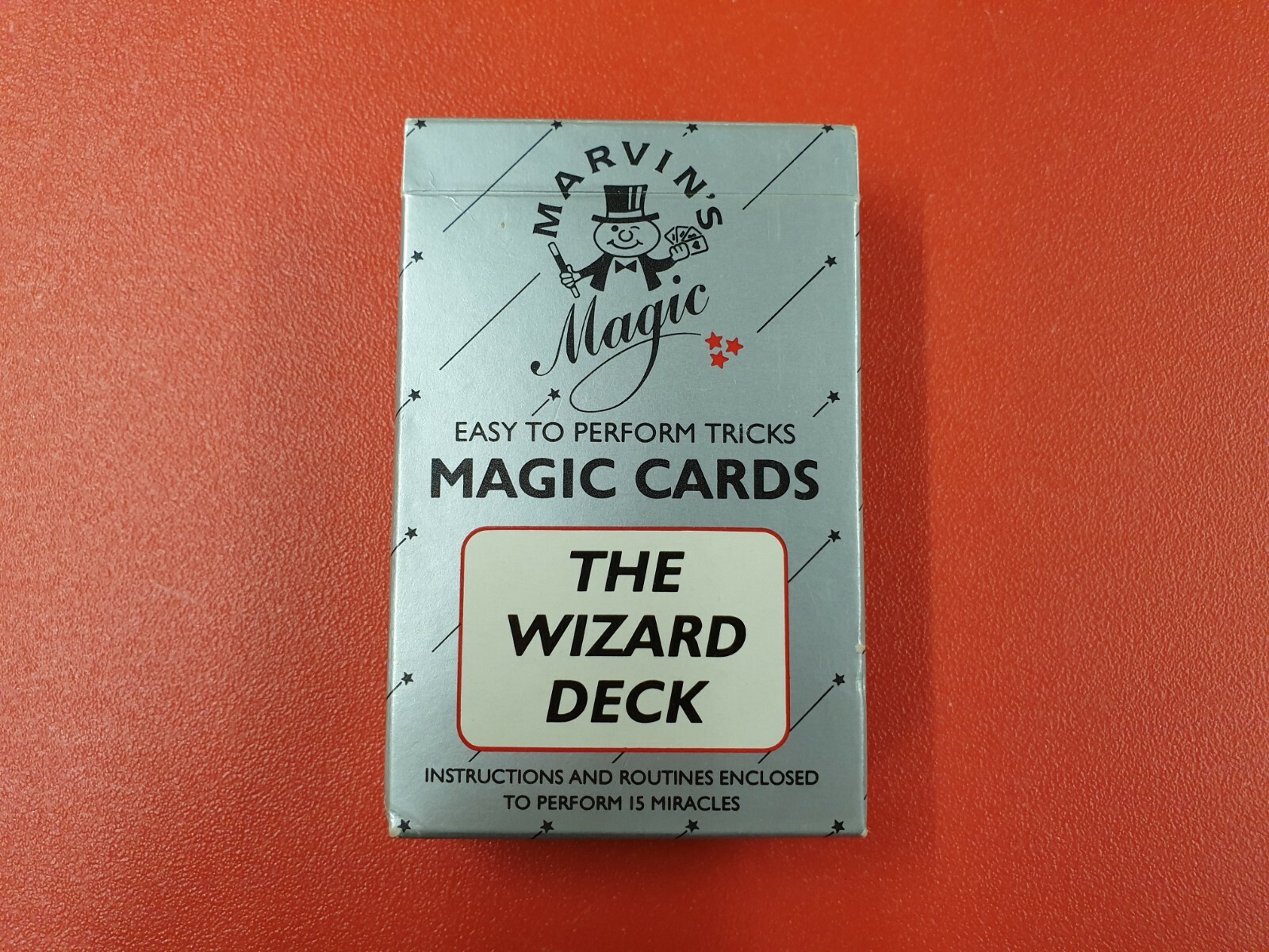 Vintage Marvin's Magic Easy To Perform Tricks Magic Cards - THE WIZARD DECK RARE