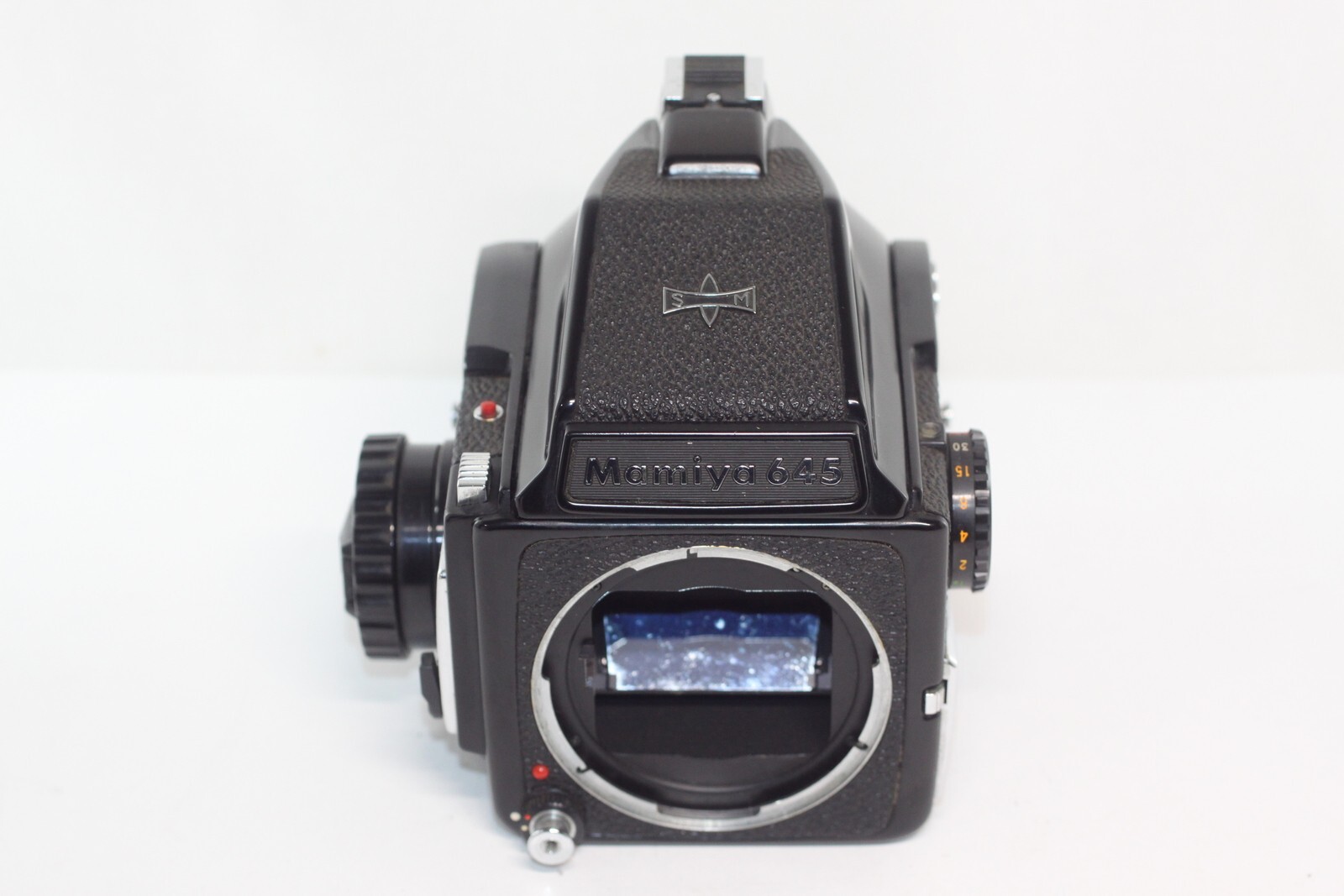 AS IS Mamiya M645 Medium Format Prism Finder Film Camera Body Only From Japan