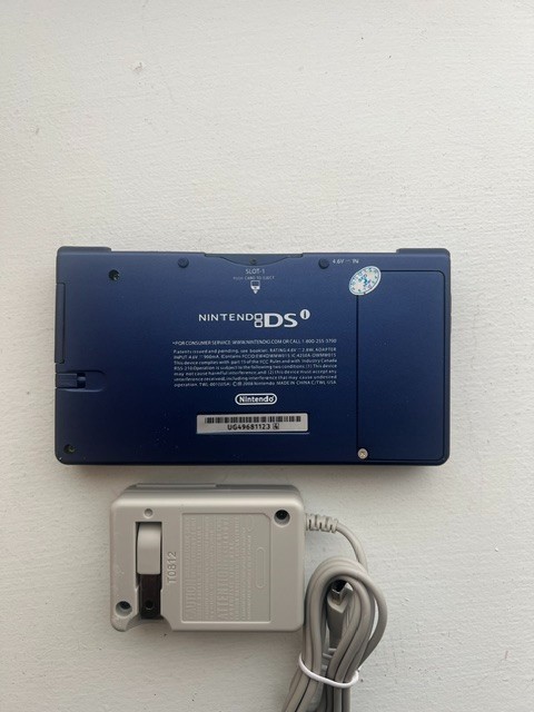Nintendo DSi Console - Dark Blue - With Charger - Custom New Shell