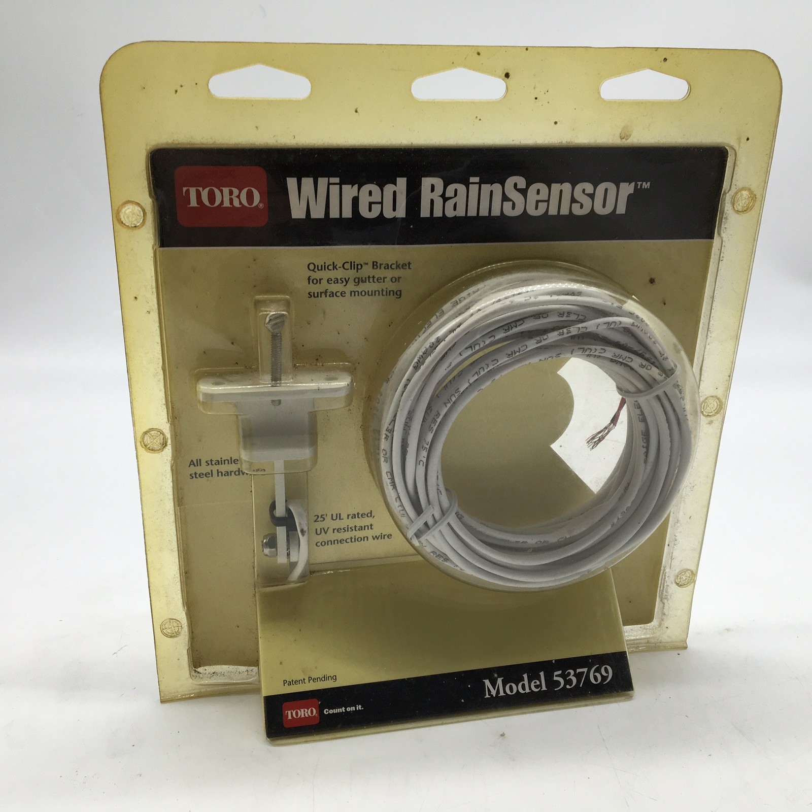 TORO Wired Rain Sensory rainsensor 53769 Easy to install automatic timer NOS