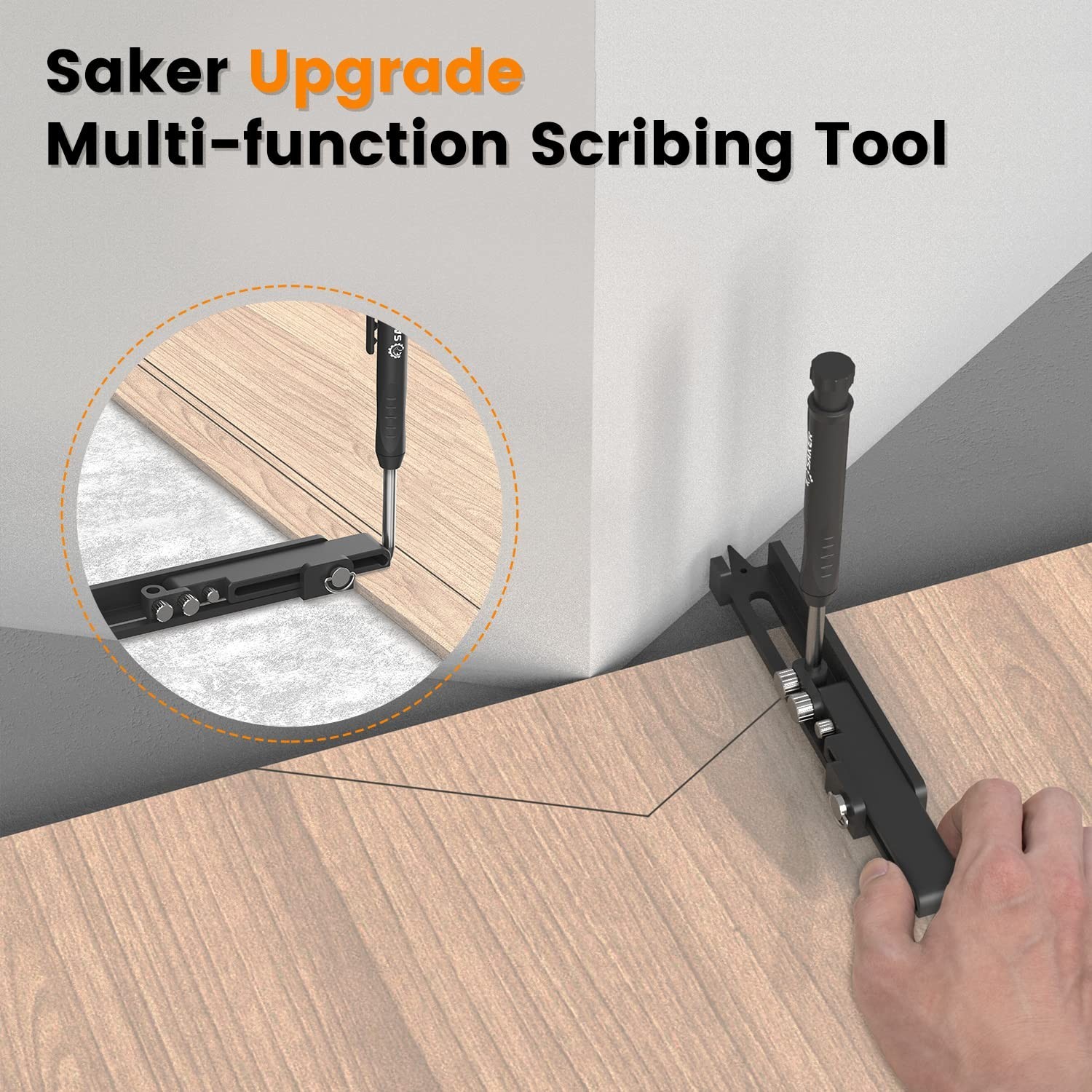 Multi-Function Scribing Tool - Aluminum Alloy Construction Pencil, Deep Hole Gau