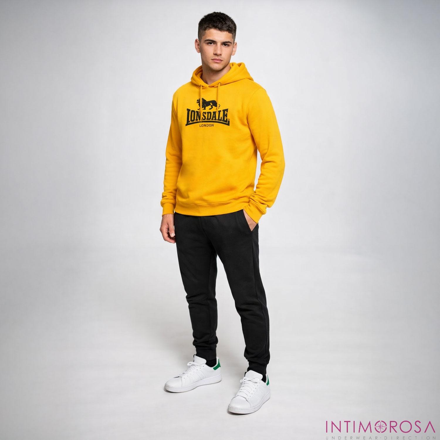 Lonsdale LOUAI25176 Men's Cotton Gauze Hoodie