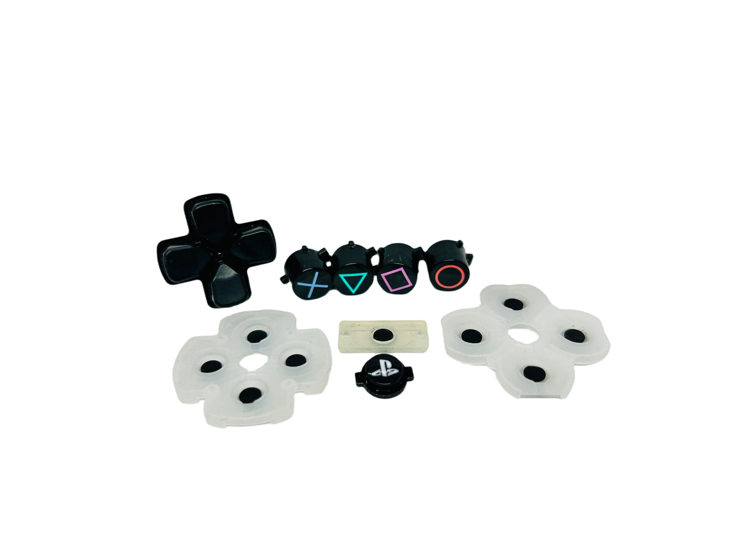 Silicone Conductive D-Pad Button Set PlayStation 4 PS4 Controller Black ZCT1U