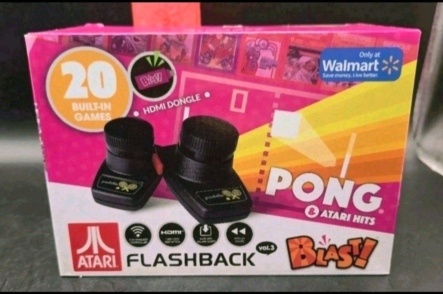 NEW ATARI Retro Flashback Volume 3 Blast! 20 Built-In Video Games Pong & Hits