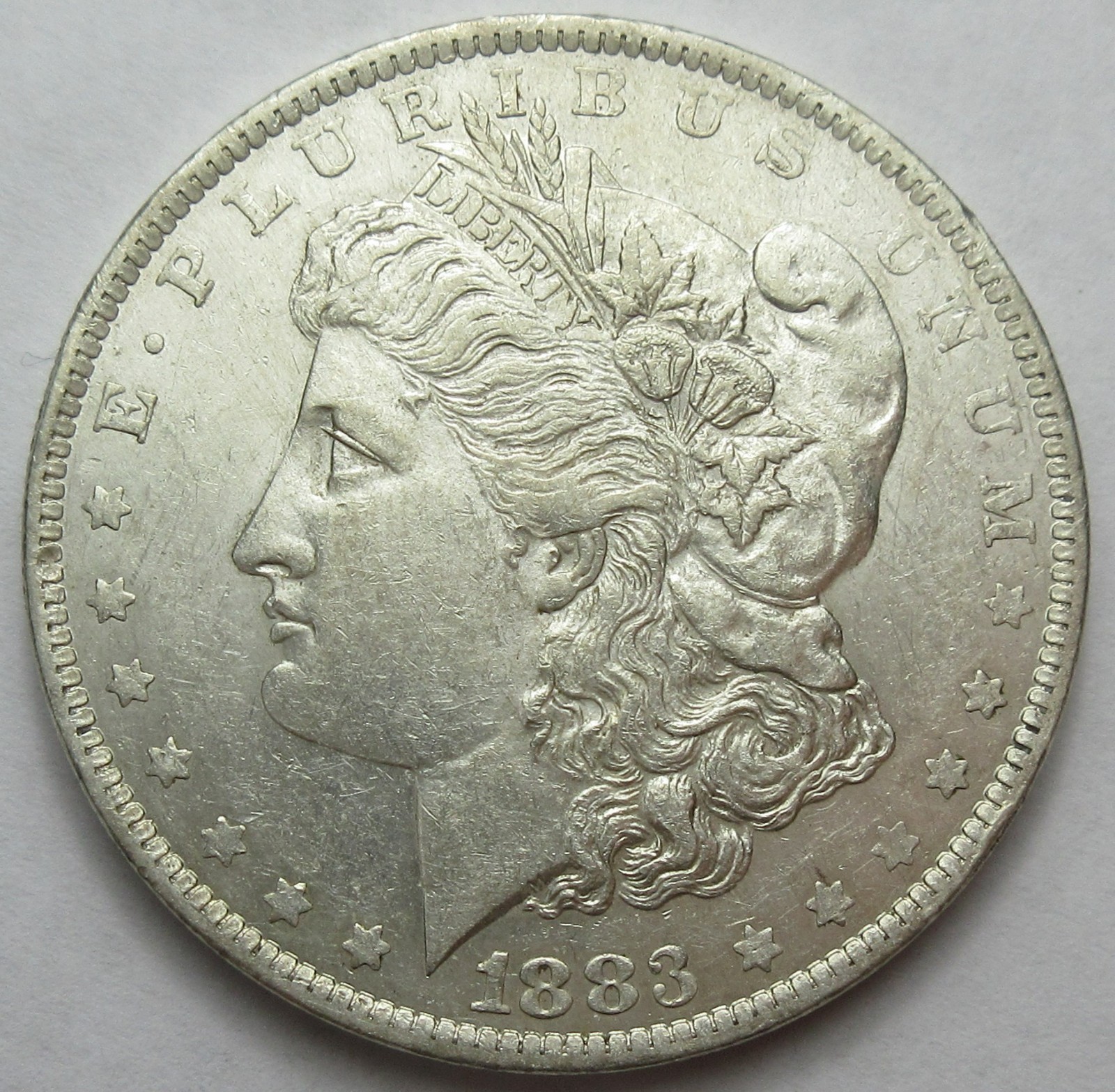 1883-O Silver Morgan Dollar -AU- (#427i)