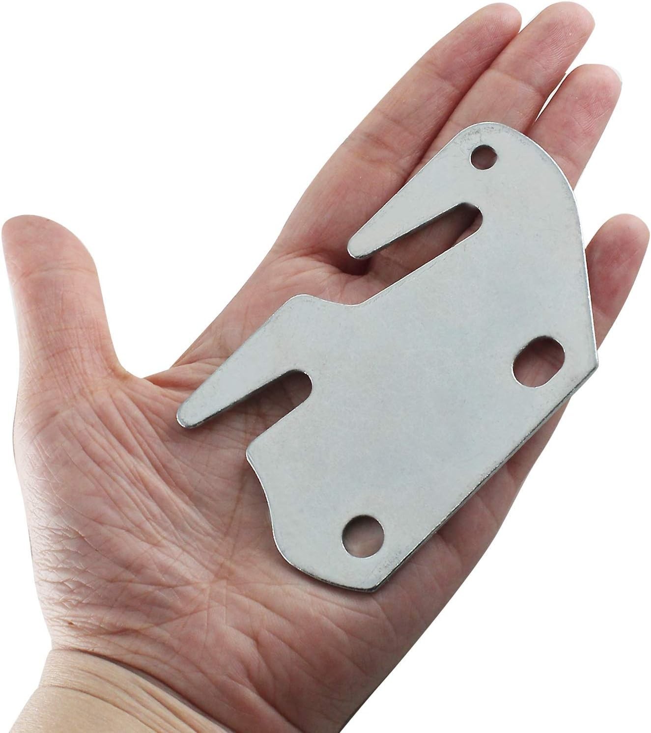 4 Pack Bed Frame Hooks, Wooden Rail Hook Plates with Pin Brackets 4 Pcs