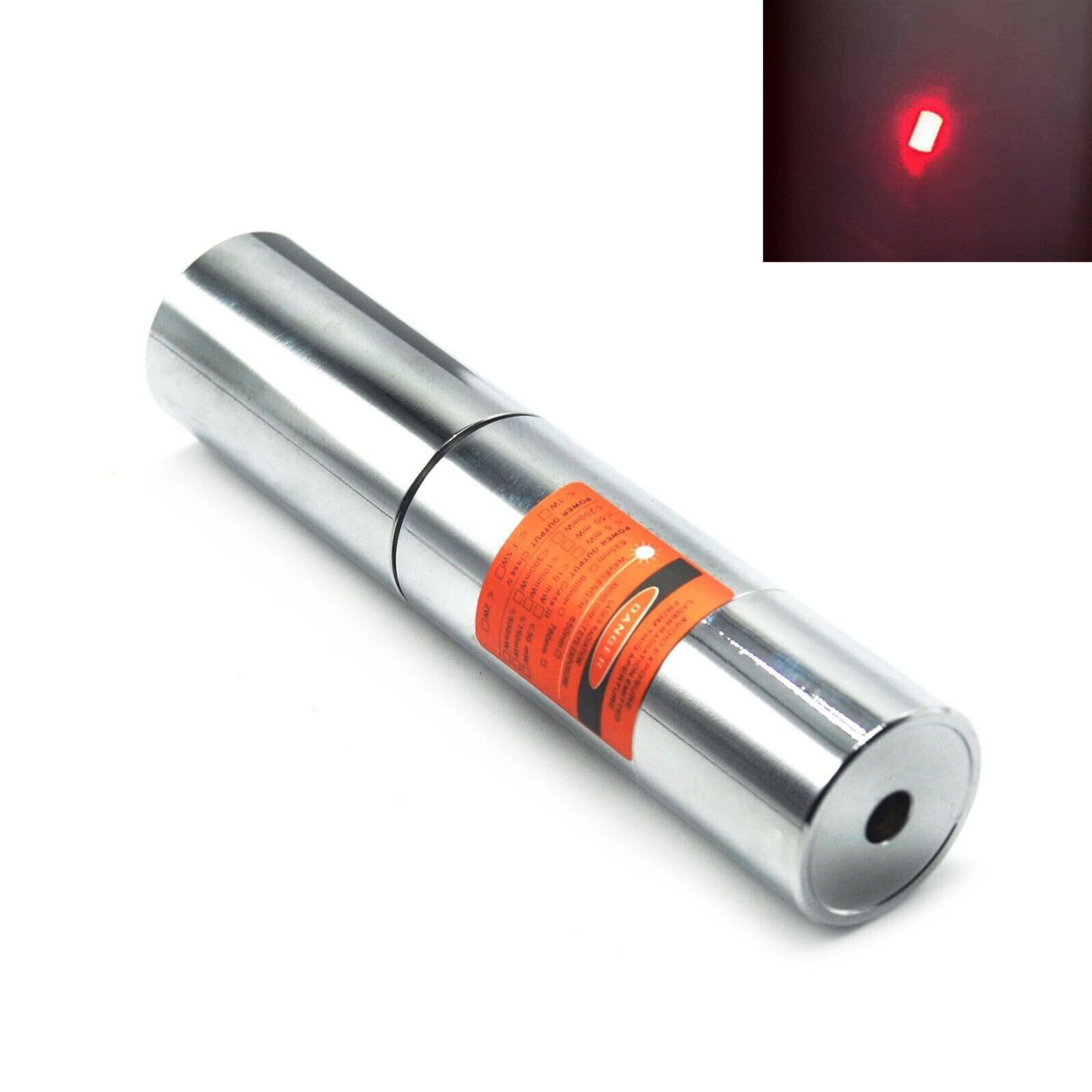 1pc 638T-800 638nm Orange Red Waterproof Laser module with Box 25x109mm