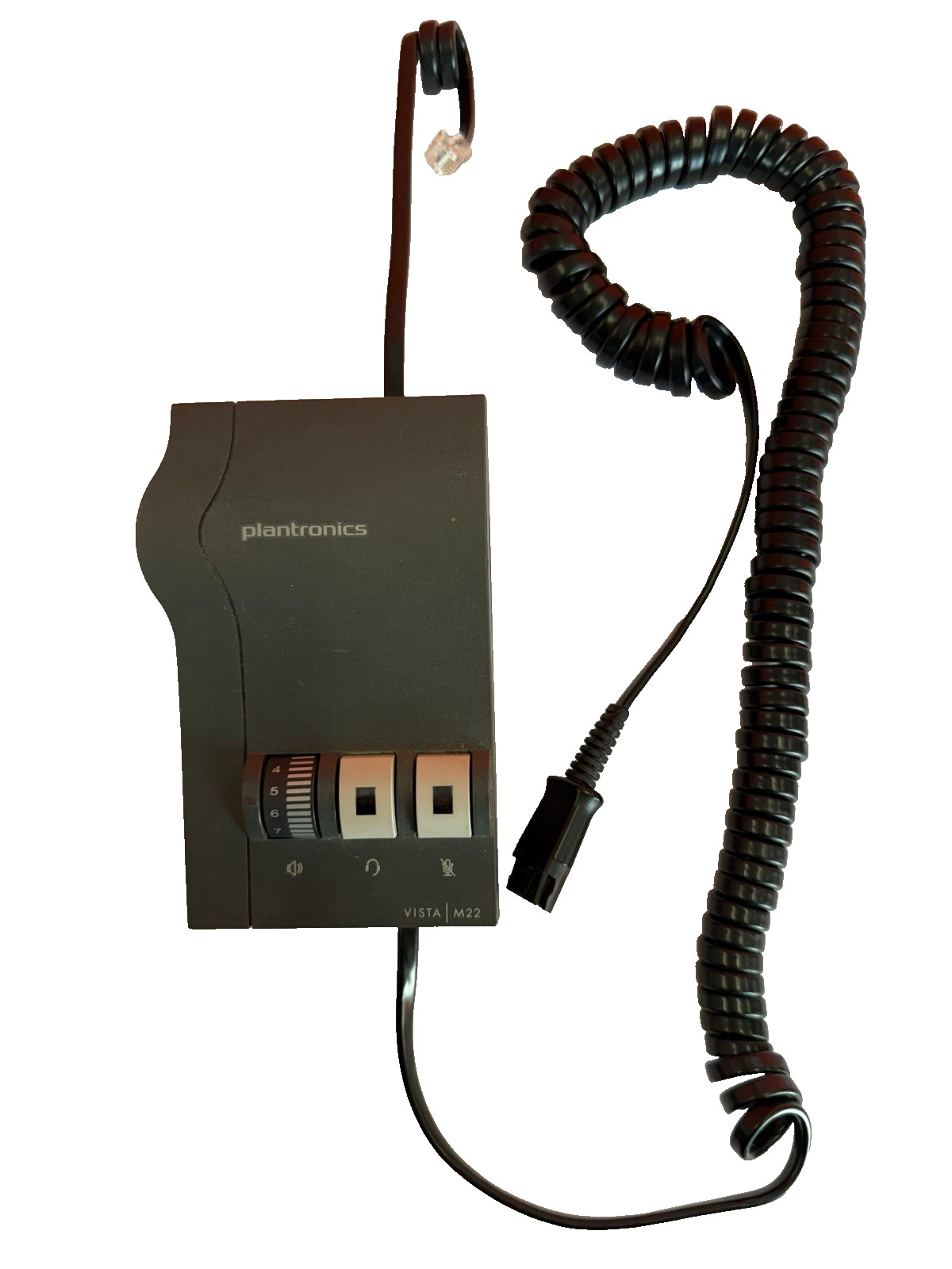Plantronics Vista M22 Universal Audio Processor Headset Amplifier Tested Working