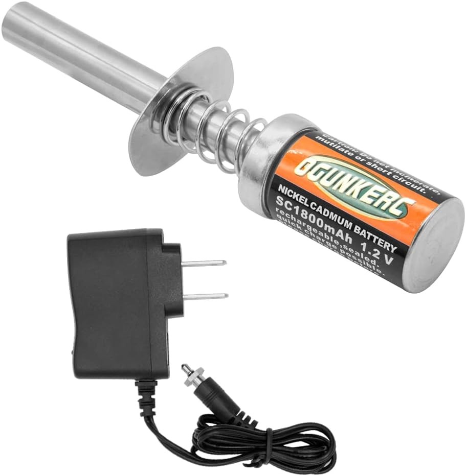 OGRC Nitro Glow Plug Igniter Starter Tools with Battery Charger for HSP Redcat a