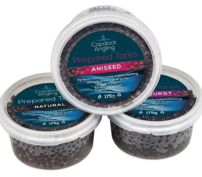 Ready To Hook Prepared Tares Natral Or Aniseed 175g Tubs Roach Fishing Bait