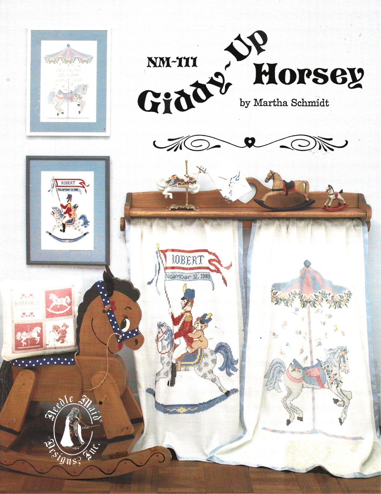 Giddy-Up Horsey, Martha Schmidt, Cross Stitch, Needle Maid Designs, 1990