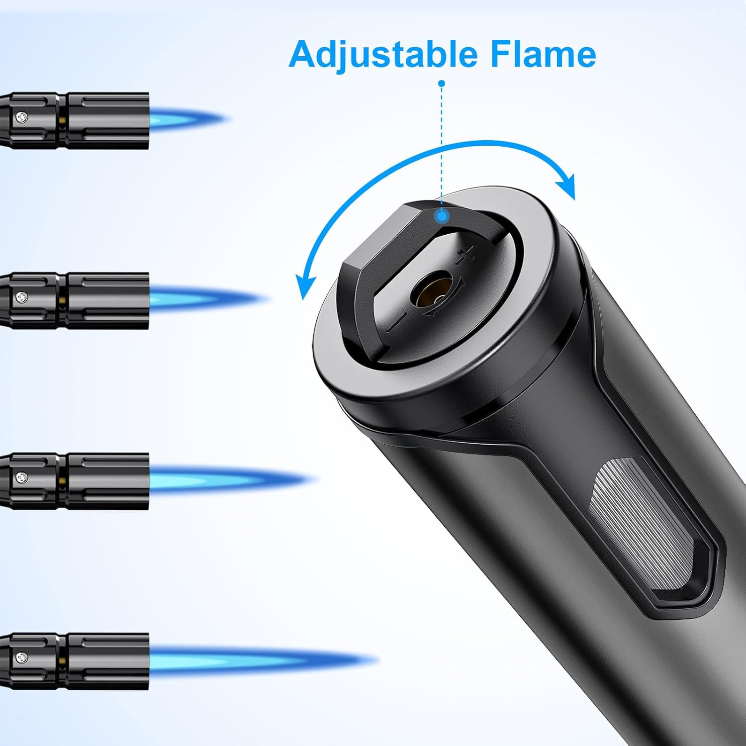 Torch Lighter Refillable Butane Lighter Long Flexible Neck Multipurpose Light...