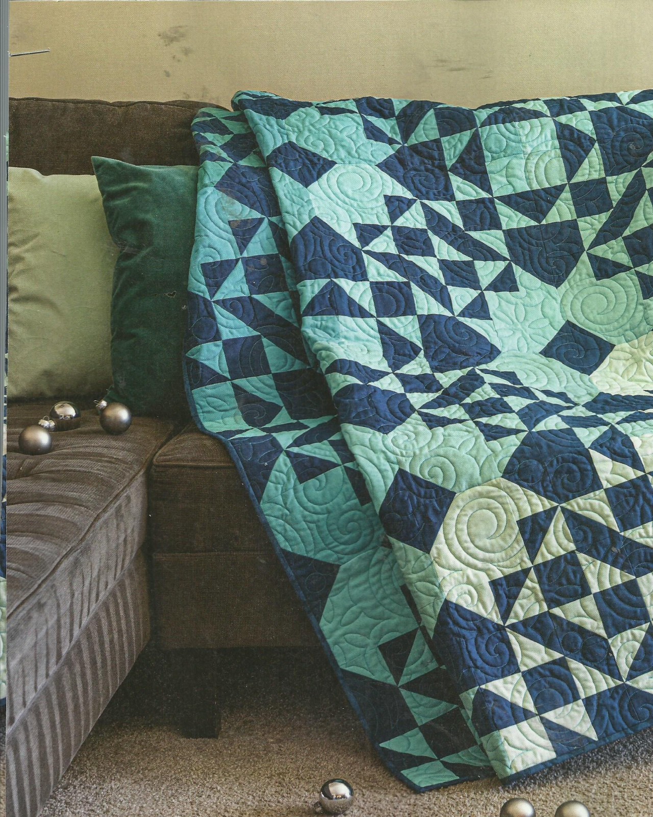 A0249 MIDNIGHT SNOWFALL QUILT PATTERN/INSTRUCTIONS
